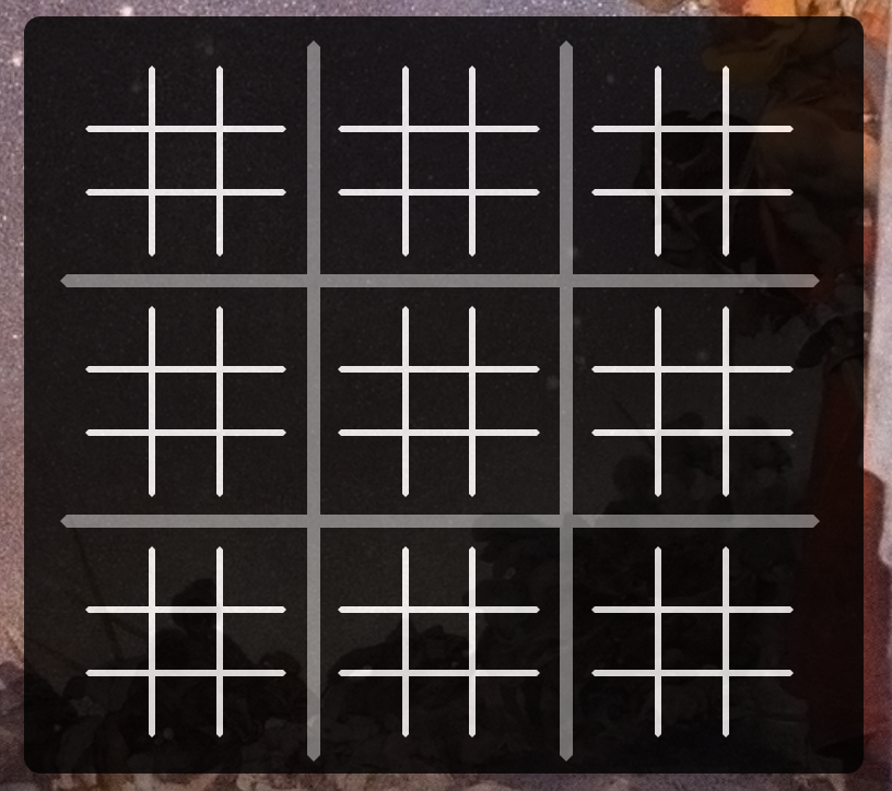 Ultimate Tic-Tac-Toe, Board Game